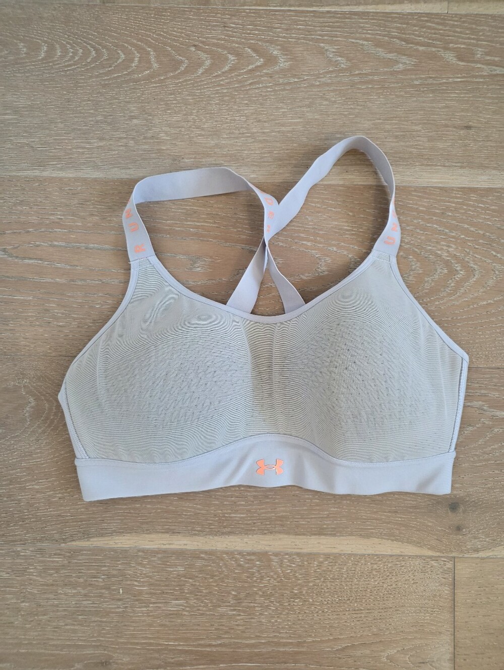 Under Armour Women’s Grey Infinity High Impact Sports Bra Sz L